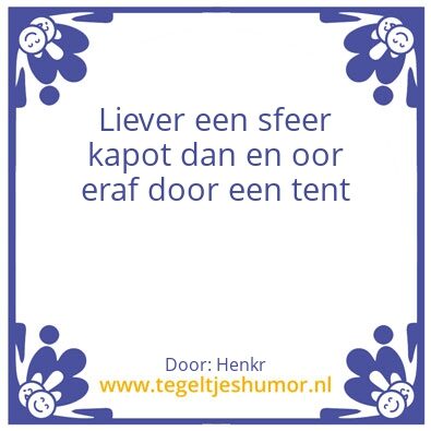 Tegeltje: Henk