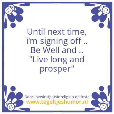 Tegeltje: It may sound far fetched,