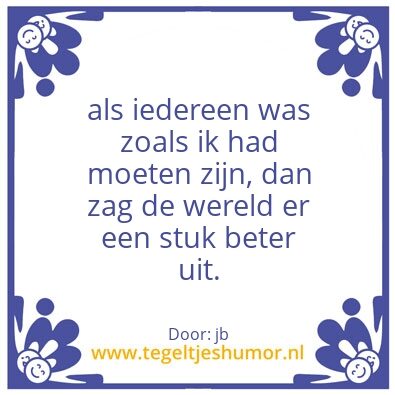 Tegeltje: verbeter de wereld