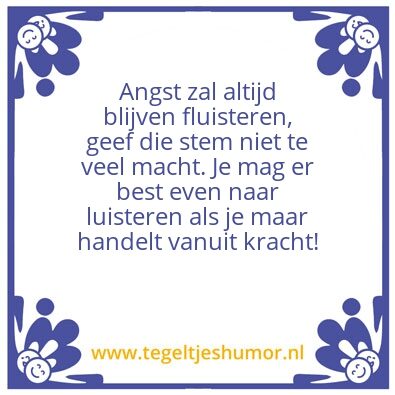 Tegeltje: Kracht