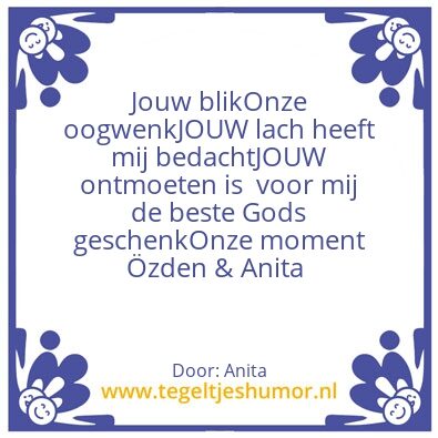 Tegeltje: Ã–zden & Anitq