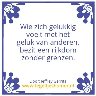 Tegeltje: Rijkdom