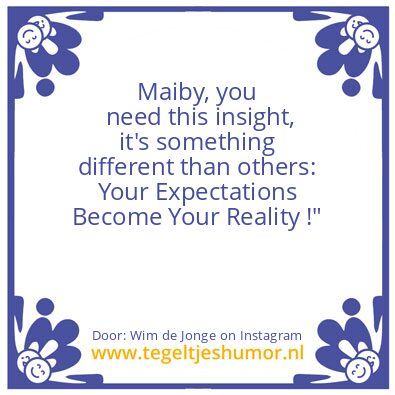 Tegeltje: this insight