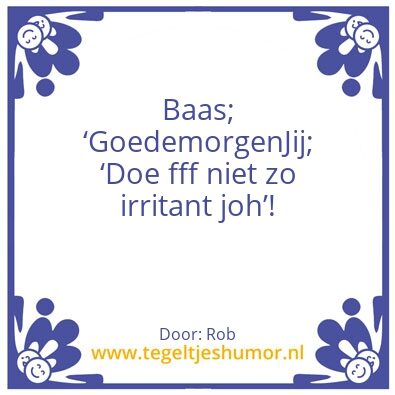 Tegeltje: Werk