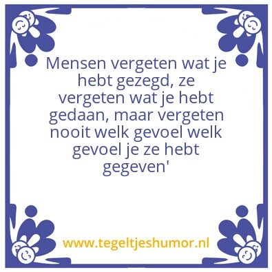 Tegeltje: .