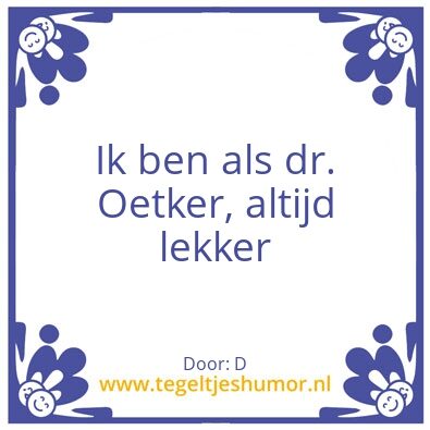 Tegeltje: – W. Swinnen