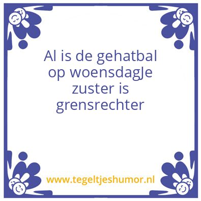 Tegeltje: Tegel