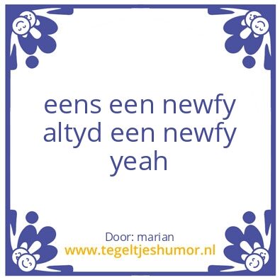 Tegeltje: geweldig