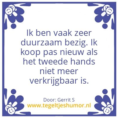 Tegeltje: Ik ben Gerrit