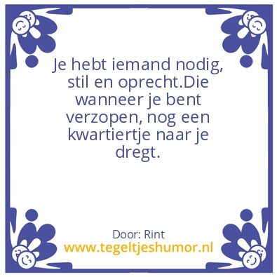 Tegeltje: Vriendschap