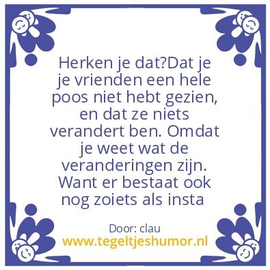 Tegeltje: vriendschap