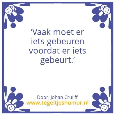 Tegeltje: Gebeuren