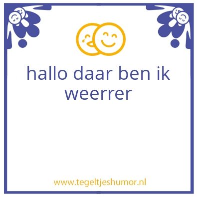 Tegeltje: Dffff