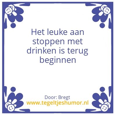 Tegeltje: .