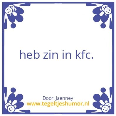 Tegeltje: idc