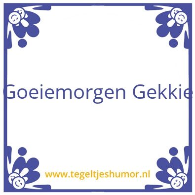 Tegeltje: Test