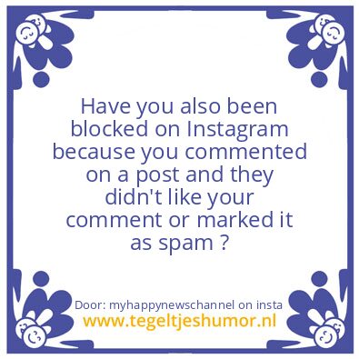 Tegeltje: Every day the same old story
