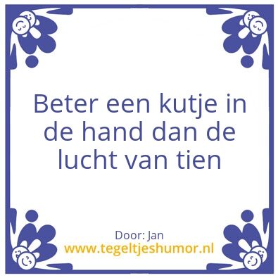 Tegeltje: Tegeltje