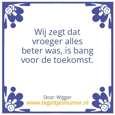 Tegeltje: Toekomst