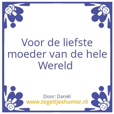 Tegeltje: Moeder