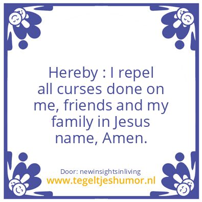 Tegeltje: In Jesus Name