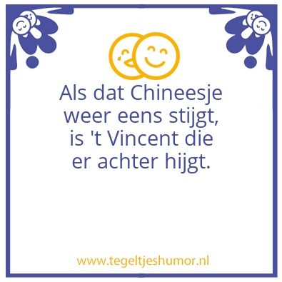 Tegeltje: V