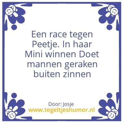 Tegeltje: Peetje