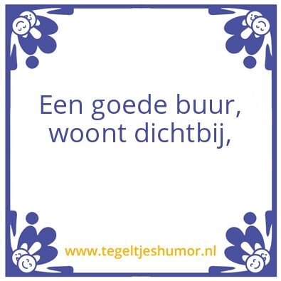 Tegeltje: BUUR