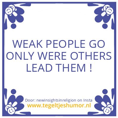 Tegeltje: THE SIMPLE SOLUTION ?