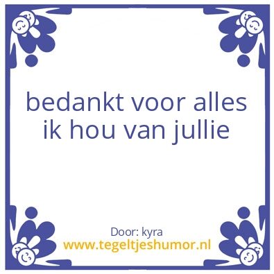 Tegeltje: liefde