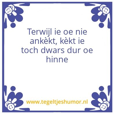 Tegeltje: Henk