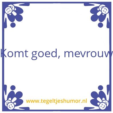 Tegeltje: Klas E4K