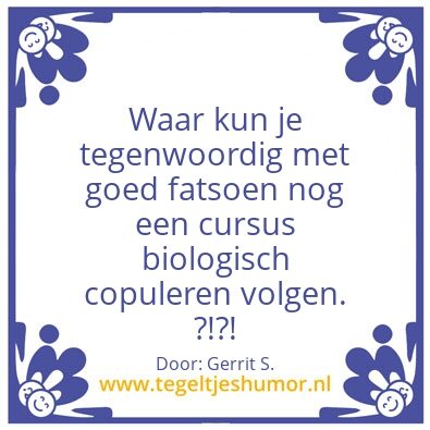 Tegeltje: Ik ben Gerrit.