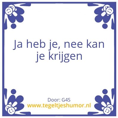 Tegeltje: G4S