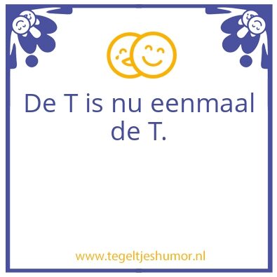 Tegeltje: Tegele