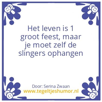 Tegeltje: spreekwoord