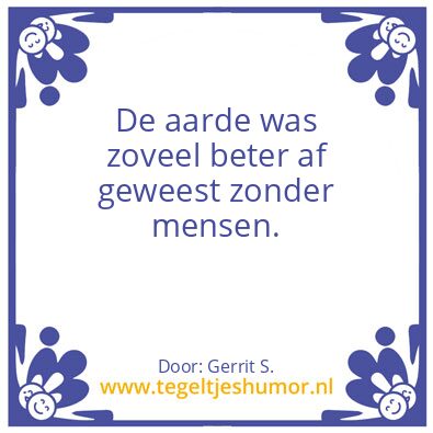 Tegeltje: Ik ben Gerrit.