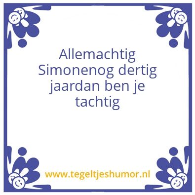 Tegeltje: simone sara