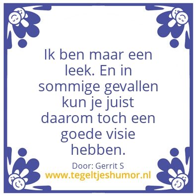 Tegeltje: Ik ben Gerrit