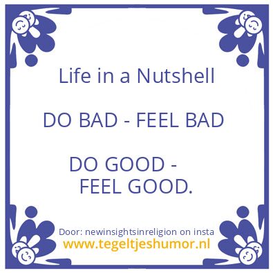 Tegeltje: Good News ..