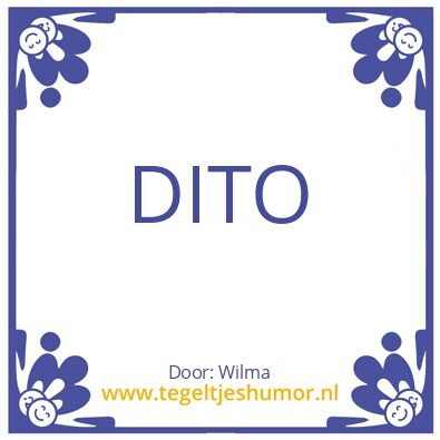 Tegeltje: l
