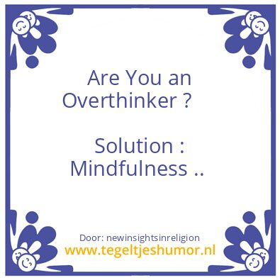 Tegeltje: Straighten things out