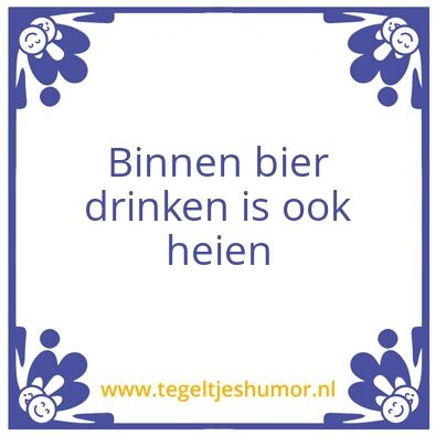 Tegeltje: heimiddag