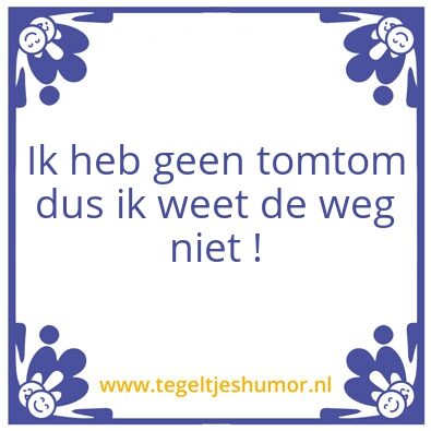 Tegeltje: Tomtom