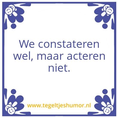Tegeltje: Haije