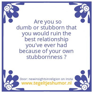 Tegeltje: Think about it :