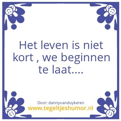Tegeltje: Tegel