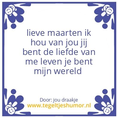 Tegeltje: boefje