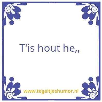 Tegeltje: Jeroen