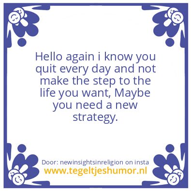 Tegeltje: If they say..